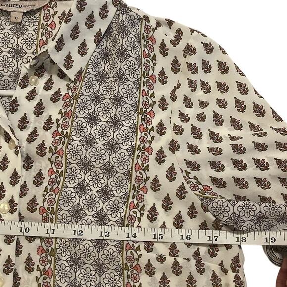 *NWOT* LIMITED Edition Floral Patterned Women's Top | Size 6 - Picture 7 of 9